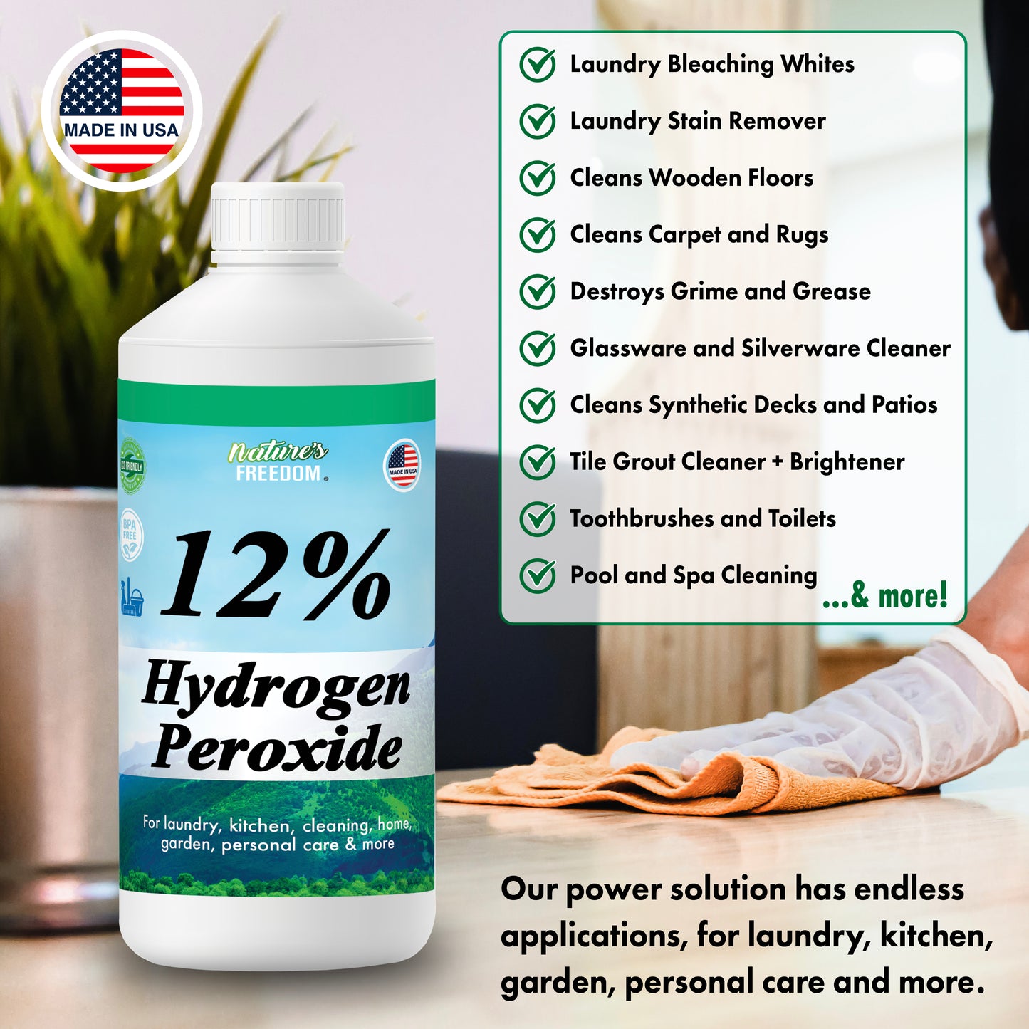 12% Hydrogen Peroxide 1 pint