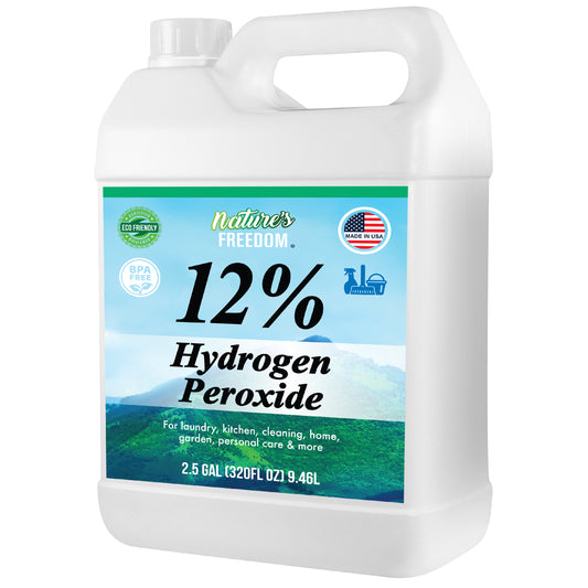 12% hydrogen peroxide 2.5 gallon