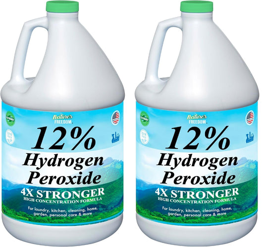 12% Hydrogen Peroxide, 2 Gallons