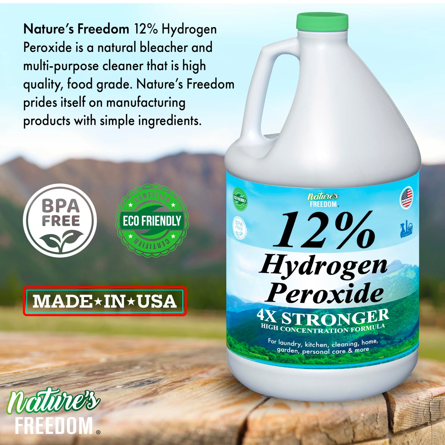 12% Hydrogen Peroxide, 1 Gallon