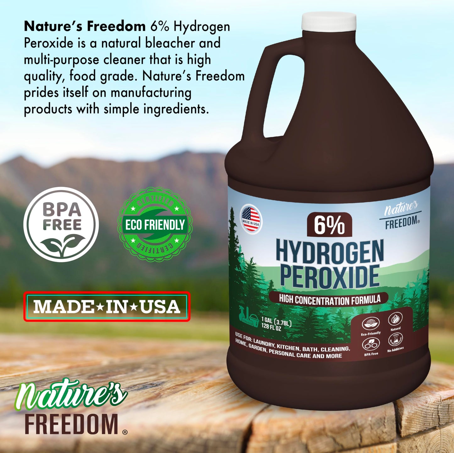 6% Hydrogen Peroxide gallon